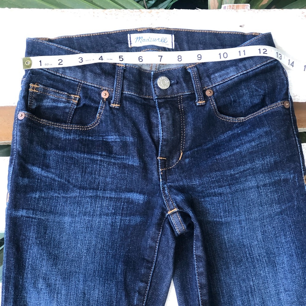 Madewell Jeans Size 24 Skinny Jeans Same Day Shipping New Without Tags - Picture 9 of 9
